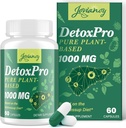 2000 MG Taimepõhine Detox Cleanse – looduslik toksiini maks, soolestik ja koolon – Antioksüdant ja seedetrakti tugi – Zeolite Detox – Fast-Acting Detox Complex for Women & Men – 60 kapslit