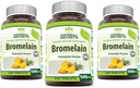 Taimsed saladused Bromelain 500 Mg 120 tablettide täiendus | Pakend 3 | Mitte-GMO | Gluteenivaba | Valmistatud USAs