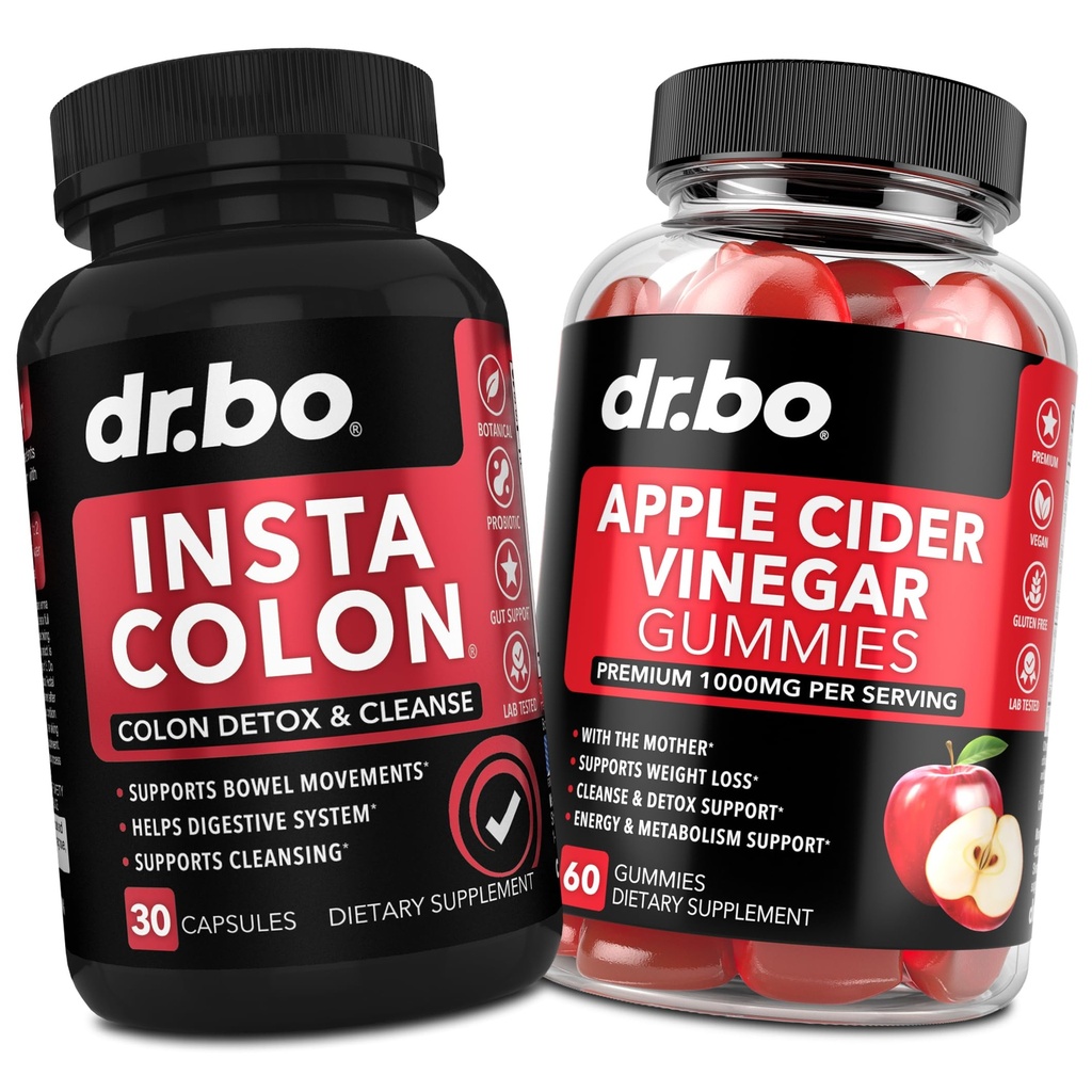 Colon Cleanser Detox & ACV Apple Sider Äädikas Gummies - 15 päeva Colon Cleanse Pills Poop Flush & ACV Gummies Supplements - soolestiku liikumise täiendused Soolepuhitus Soolestiku Tugi