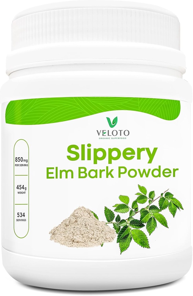 Libedad Elm Bark Pulber, Libedad Elm Inner Bark Pulber, Looduslik Taimne Täiendus rahustav kõri ja seedetrakti Tervis, Gluteenivaba, Mitte-GMO, Vegan-sõbralik, 1 lb (534 Servings)