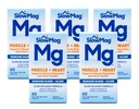 Aeglane mag Magneesiumkloriid ja kaltsium, iga 60 tabletti (väärtuse pakett 5)
