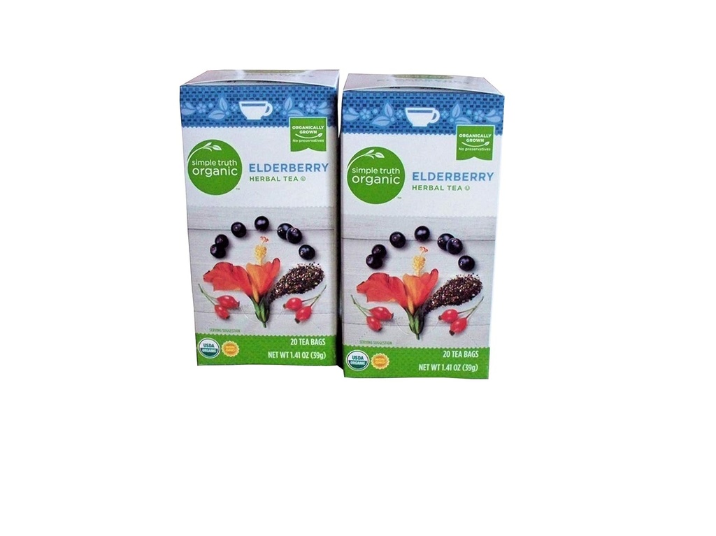 Lihtne tõde Orgaaniline Elderberry Taimne Tee 20 ct (Pack of 2)