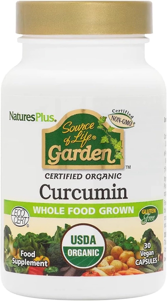 Nature's Plus - Life Gardeni allikas kurkumiin 400 mg, 30 vegankapslit