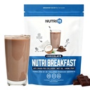 NutriBreakfast by Nutrillermo/ketovalgu kollageenipulber MCT õliga/MCT õlipulbriga/keto kollageenipeptiidid I ja III tüüpi rohusöödetud veise kollageeniga (15,9, šokolaad)