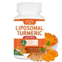 2200mg Liposomal Turmeric Curcumin Supplement Black Pepper & Ingver Enhanced Absorption - 95% Curcumin Extract for Joint Support 60 kapslit