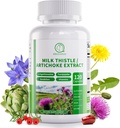 Piimaohakalisand, Maksapuhastus Detox & Remont Valem, 16-in-1 Taimne Maksatoetus Pill Artišokiga, L-Ergotioneiin, Turnjujube Dandelion Ekstrakt Maksa Ja Antioksüdandid 120 Kapslid