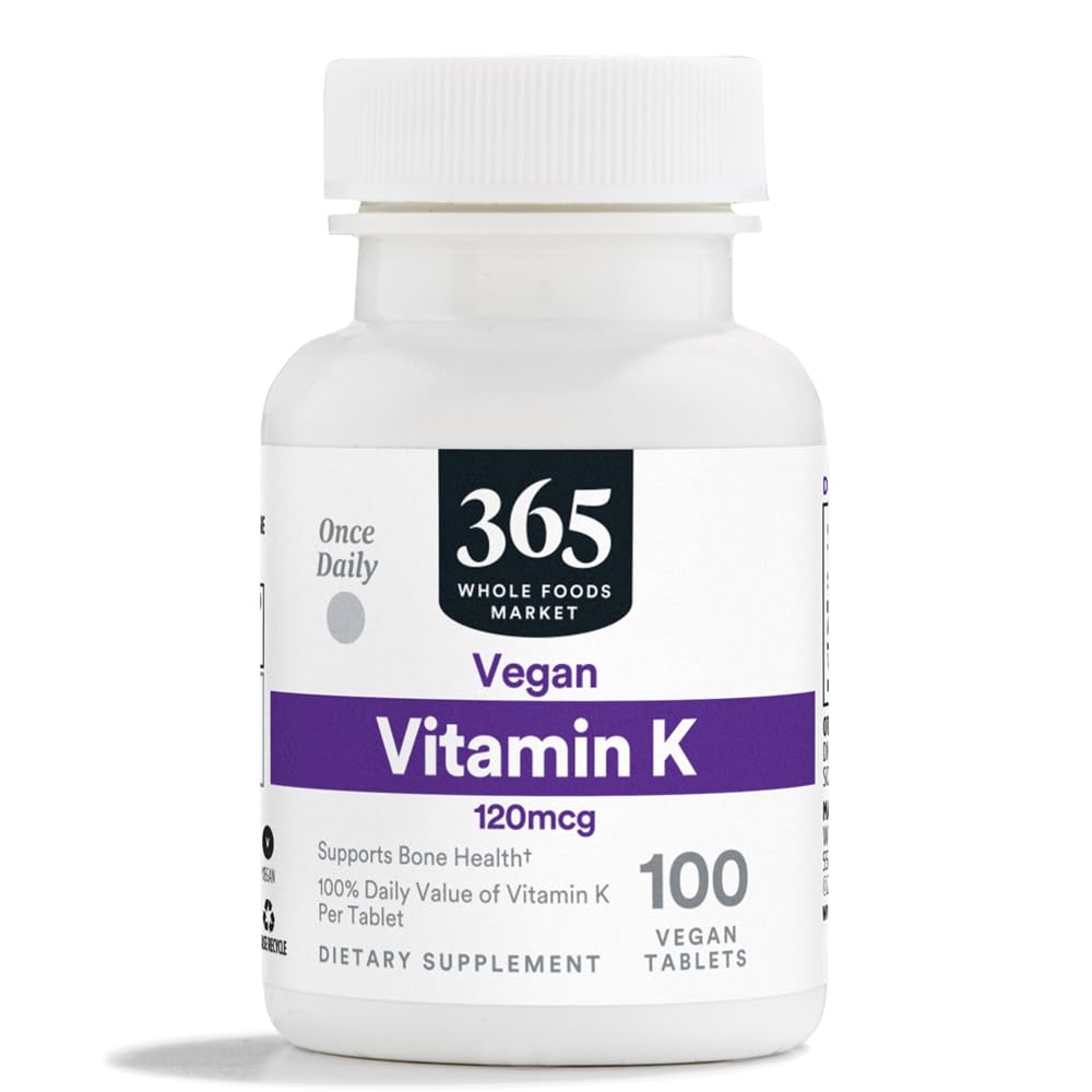 365 kogu toiduturul, K-vitamiin 120 MCG, 100 tabletti