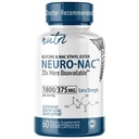 Nutri Neuro NAC Supplement 375mg Extra Tugevus 1800mg Glycine - N-atsetüültsüsteiini Etüül Ester - 20x Rohkem Biosaadav - Boost Glutatioon 10x Rohkem - 90 Vegan Kapslid - 3. Party Testitud