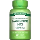 Nature's Truth L-Arginine HCL 1000mg | 50 Caplets | Essential Amino Acid Supplement | Vegan, Non-GMO & Gluteenivaba täiendus