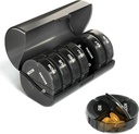 Sukuos Weekly Pill Korraldaja 4 korda päevas, ekstra suur 7 päeva pillid Karp, värvilised vitamiinid Hoidja kastid kalaõli, vitamiin, ravimid, toidulisandid | Suur konteiner | Topeltkaitse