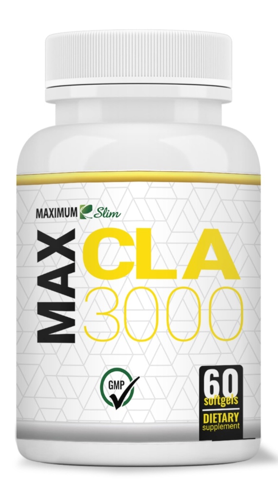 Maksimaalne Slim MAX CLA 3000, kõrge potentsi, loodusliku kaalulangus kasutamise suurendamine, Lean lihasmassi suurendamine, mitte stimuleeriv, mitte-GMO 95% puhas CLA, 90 loend
