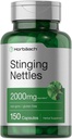 Horbäach Sting Nettle kapslid 2000mg | 150 Count | Herbal Leaf Extract Supplement | Non-GMO, Gluteenivaba