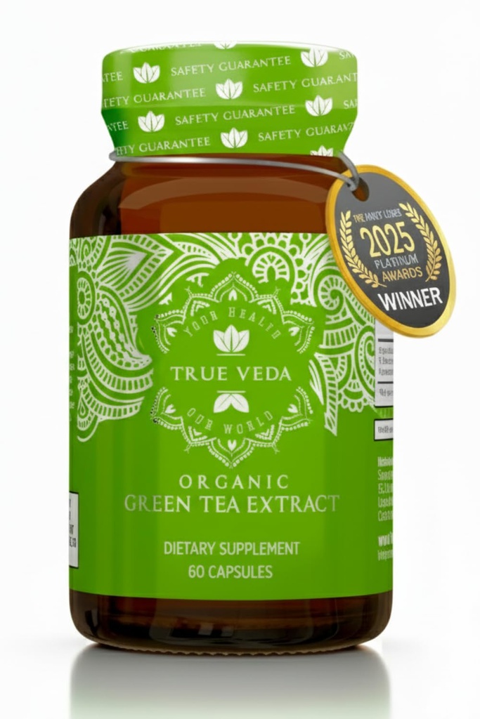 Orgaaniline roheline tee ekstrakt Kapslid – USDA Organic Certified | 60 Green Tee Kapslid | Green Tee Pills | EGCG Green Tee ekstrakt | 50% Polyphenols EGCG Supplements