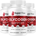 (3 Pack) Super Flow Glycogen - SuperFlow Glycogen Support kapslid, Super Flow, Glycogen Support Super Flow, Ametlik SupperFlow Glycogen Support, Super Flow Glyco Optimizer, 90 kapslit 3 kuud
