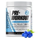 Outwork Nutrition Preworkout for Men & Women - Nootropic Pre Workout Without Kreatiin, Pre-Workout Pulber Taurine Rhodiola Citrulline Malaadi beeta-alaniin Kofeiin (sinine Vaarika)