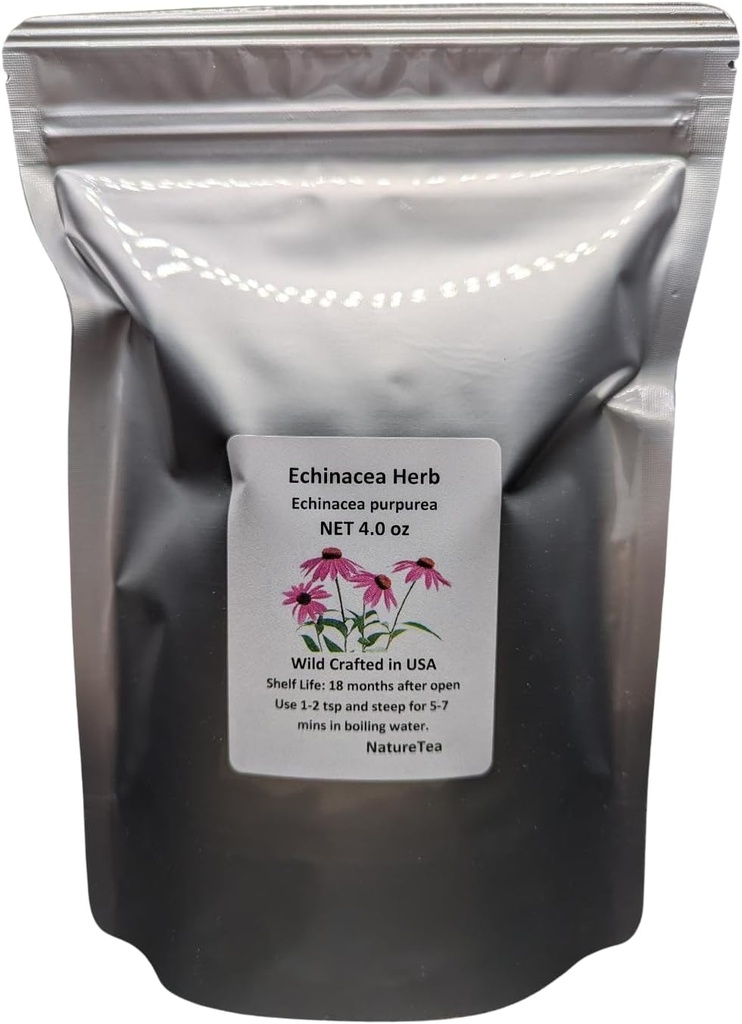 Echinacea Herb - Echinacea purpurea Loose Leaf C / S 100% loodusest (4 oz)