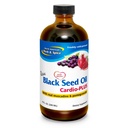 Põhja-Ameerika HERB & SPICE Black Seed Oil Cardio-Plus - 8 fl oz - toetab südame tervist Muscadine & Granate - Non-GMO - 48 Servings
