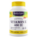 Tervislik päritolu Vitamiin E 400 RÜ (looduslik, mitte-GMO, gluteenivaba, naha tugi, südame-veresoonkonna tugi), 90 Softgels