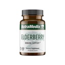 NutraMedix Elderberry Antioksüdandid Täiendavad kapslid - Elderberry ekstrakt, et edendada tervislikku põletikulist vastust, igapäevast immuunsust ja soole tervist (60 kapslit)