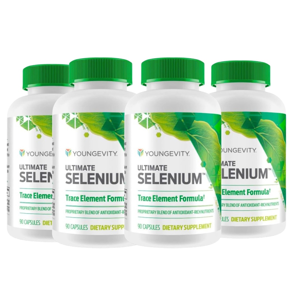 Ultimate Selenium + Cofactors - olulised mineraalsed toidulisandid immuunsuse toetamiseks, antioksüdantide kaitseks, kilpnäärme funktsiooniks ja raku terviseks (I-selenometioniin) - (90 kapslit)