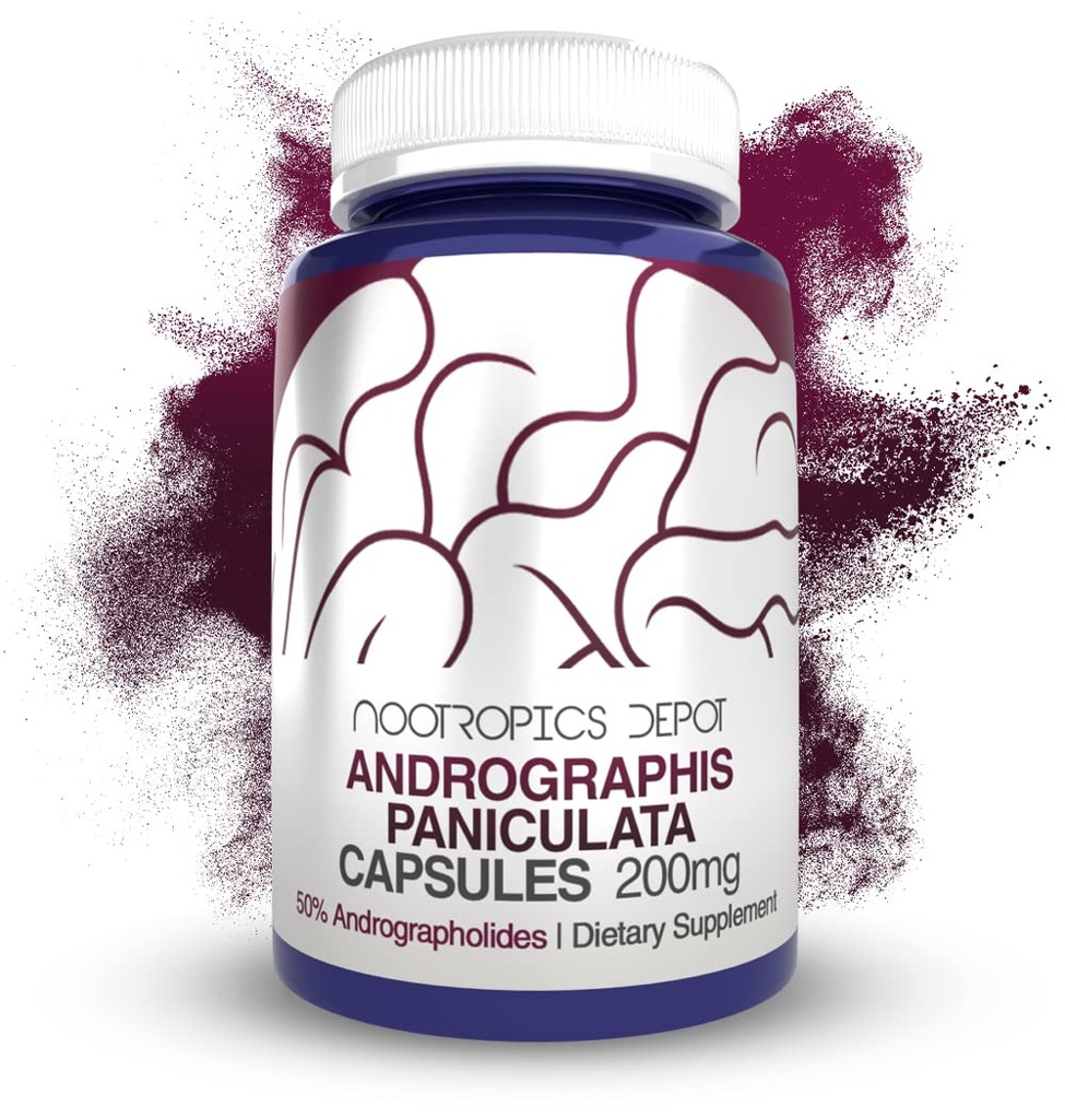 Andrographis paniculata kapslid | 200mg | 60 loend | 50% andrografoliidid | toetab immuunfunktsiooni | toetab rakufunktsiooni