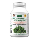 ANDREW LESSMAN Maksimaalne L + Z astaksantiiniga 30 Softgels - 12 mg luteiini, 6 mg Zeaksantiini, 4 mg astaksantiiniga. Peamised toitained silmade ja aju tervise toetamiseks ning tervisliku nägemise edendamiseks.