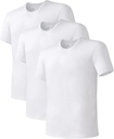 DAVID ARCHY Meeste alussärk Bamboo Rayon Niiskus-Wicking Crewneck T-särgid Venitus Teesid meestele, 3 või 5 Pack