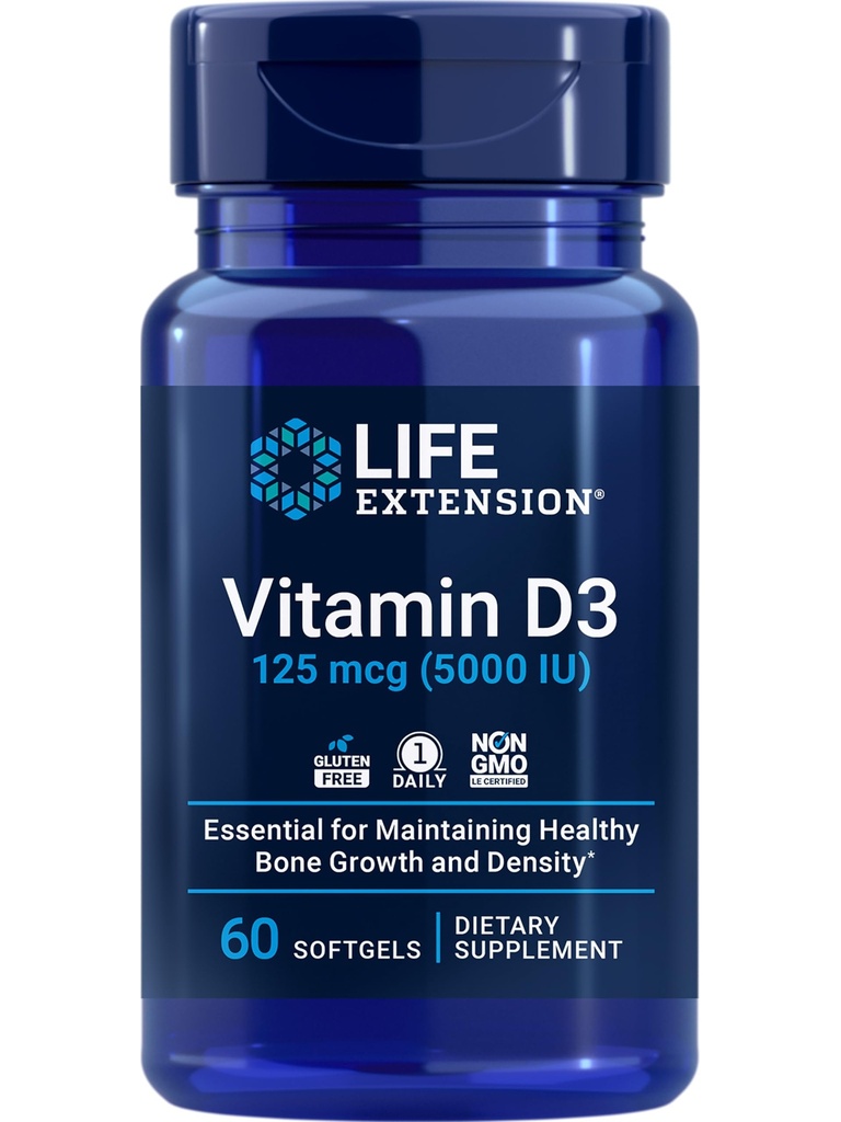 Life Extension Super Selenium kompleks E-vitamiini Rakutervise Kapslid (100 Loe) ja Vitamiin D3 5000 IU Luu ja Aju Tervis Softgels (60 Loe)