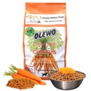 Olewo originaalsed porgandid koertele - Fiber täiusliku poopi jaoks, dehüdreeritud koeratoidu toppers for Picky Eaters, looduslik naha ja kate tugi, multivitamiinid, probiootikumid seedetrakti ja soolestiku tervise jaoks, 1 lb