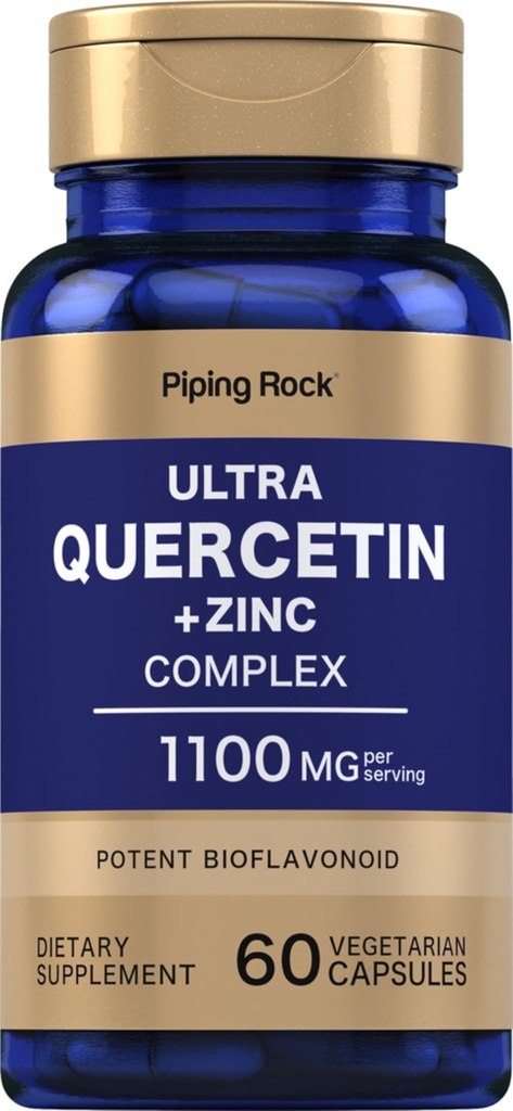 Torukivi Quercetin Zinc kompleks | 1100 mg | 60 kapslit | Mitte-GMO, Gluteenivaba toidulisand
