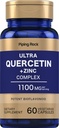 Torukivi Quercetin Zinc kompleks | 1100 mg | 60 kapslit | Mitte-GMO, Gluteenivaba toidulisand