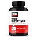 Jõufaktor Meeste multivitamiin 50 Plus, multivitamiin meestele 26 vitamiinide ja mineraalidega ning fütotoitained energia, immuunsuse ja lihaste funktsiooni toetamiseks, 60 tabletti