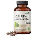 Futuuribiootikumid Chill Pill + Ashwagandha, Rhodiola, naistepuna ja L-Theanine - mitte-GMO, 250 taimset tabletti