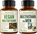 Vegan multivitamiinid veganitele ja taimetoitlastele ning täielik multivitamiin meestele