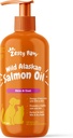 Zesty Paws Wild Alaska lõheõli koertele ja kassidele - naha ja karva toetus, Omega 3 lemmikloomade täiendus, 16oz, Pump Top