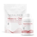 Theralogix TheraCran One + Mannose One Bundle, 90 Count & 7.05 Ounce (pakk 2)