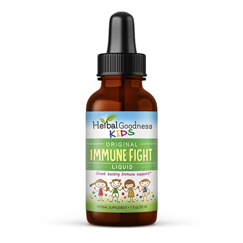 Immuunsüsteemi toetus 1oz koos ashwagandha ja kurkum taimsete toidulisanditega - looduslikud lapsed Immune Booster tilgad heaolu ja immuunsuse toetamiseks lastele - mitte-GMO - valmistatud USA-s