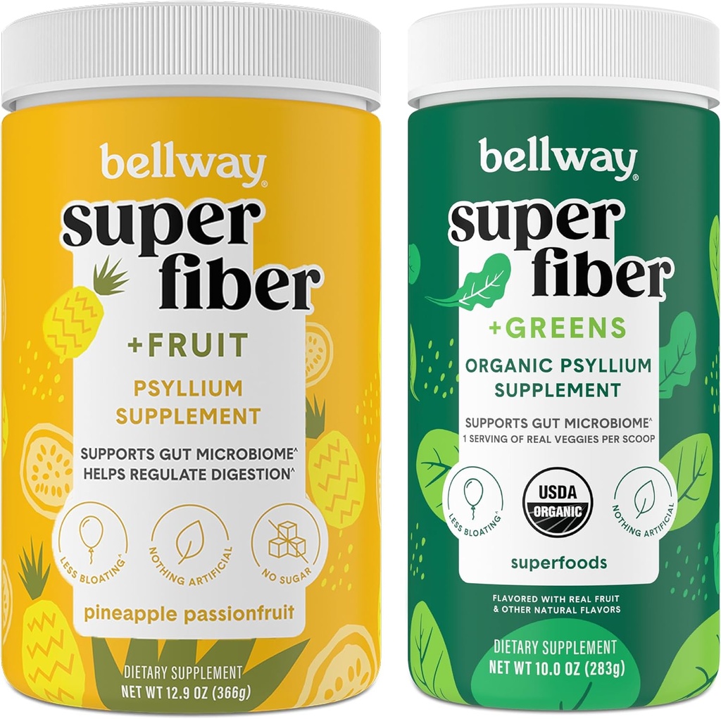Bellway Super Fiber Pulber + Puuviljad, Ananass Passion Fruit Super Fiber + Rohelised