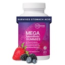 Microbiome Labs Spore Based Probiootikumid Naistele, Meestele Ja Lastele - MegaSporeBiotic Gummies - 4 Bacillus Probiootikumid Seedetrakti Tervise Ja Mikrobioomi Toetus - Berry Flavor (60 Gummies)