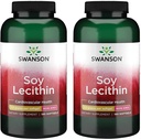 Swanson Premium Brand Sojaletsitiin Mitte- GMO 1, 2 g 180 Sgels 2 Pack