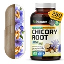 BIO KRAUTER siguri kiudainelisand - 1200 mg tugevus - 250 loend - siguri juurepulber - inuliinikapslid seedetrakti toetamiseks - vegan