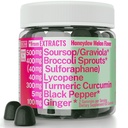 Soursop Graviola kurkumiin Lükopeen Broccoli idandid Sulforaphane ekstrakt Gummies kurkumiin Ingver Black Pepper, Hapu Sop Guyabano Leaf Supplement, närimistable pillid Kapslid Toidulisandid