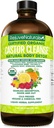 RejuveNaturals Castor CleanseTM - USDA orgaaniline kastoorõli, Chlorella, Spirulina, juured ja rohelised tervise jaoks, seedetrakti tugi, igapäevane tasakaal. 3-kuuline tarne Gut Cleanse Detox naistele ja meestele - 16oz.