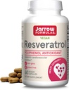 Jarrow Formulas® Resveratrol 100 mg, toidulisand, antioksüdantide tugi südame-veresoonkonna funktsioonile, 60 Veggie kapslit, 60 päeva pakkumine