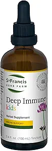 Püha Francis Taimne - Sügav Immuun Tinktuur lastele 100 ml - Natural Immune Support Booster - Taimetoitlane - Mahetaimed