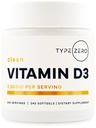 Tüüp Zero Vitamiin D3 2000 iu, 240 Softgels - Non-GMO & Gluteenivaba
