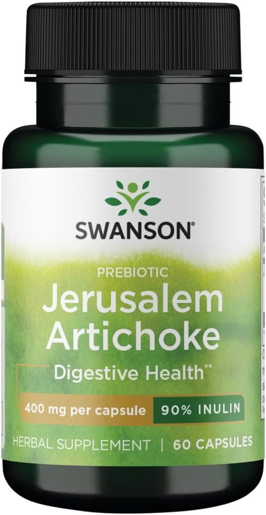 Swanson Full Spectrum Jerusalem Artichoke 400 Milligrams 60 Capsules