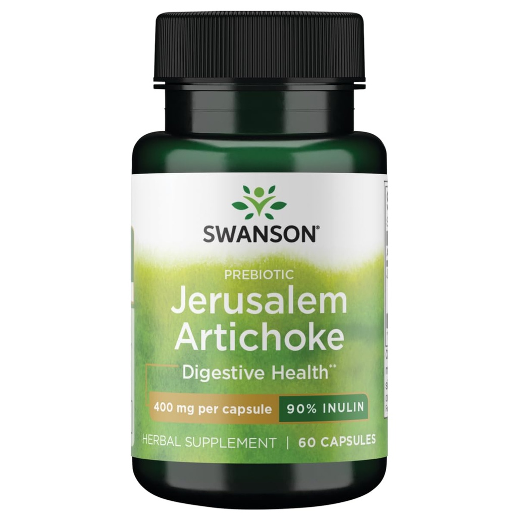 Swanson Full Spectrum Jerusalem Artichoke 400 milligrammi 60 kapslit