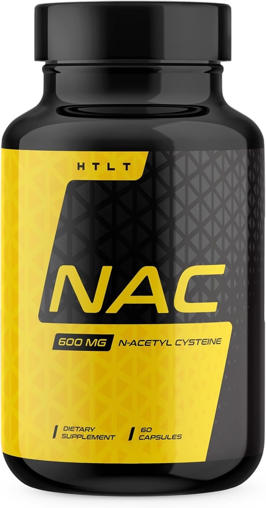 NAC HTLT | 600 mg N-atsetüültsüsteiini serveerimise kohta | Maksatoetuslisand | (60 kapslit)